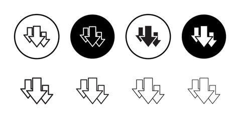Adm icon Flat line symbol