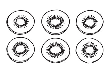 Kiwi line art