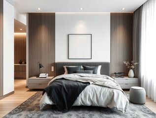 modern luxury bedroom interior