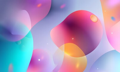 Abstract Fluid Shapes Pastel Color Gradient Background Design Modern Artistic Digital Illustration Vibrant Smooth Swirls Trendy Wallpaper Soft Hues   