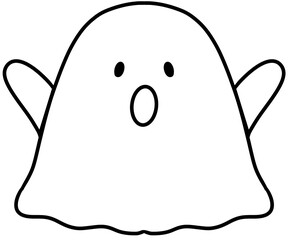 귀여운 할로윈 유령