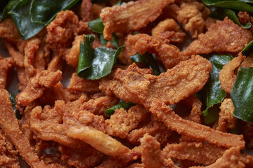 Thai-Style Crispy Pork Rinds with Kaffir Lime Leaves