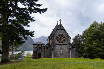 St Mary and St Finnan Church rises above the shores of Loch Shiel, near the Glenfinnan Viaduct. A Gothic gem nestled in the wild landscape of the Scottish Highlands.​