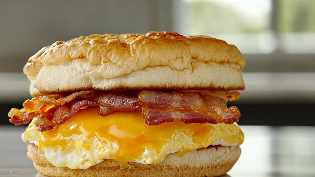 Bacon, Egg, and Cheese Biscuit Sandwich