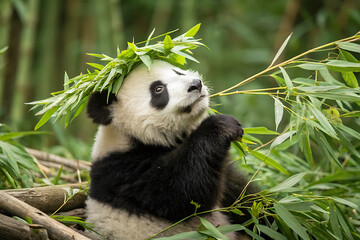 Giant Panda baby cub in Chengdu area, China