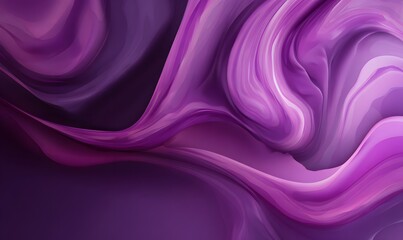 Obraz premium Abstract Purple Swirls Fluid Dynamic Design Background Elegant Modern Artistic Purple Hues Liquid Paint Texture Wallpaper Digital 