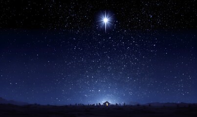 Star of Bethlehem, Night Sky, Nativity Scene
