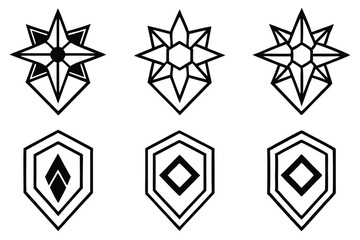 forceshift elite line art abstract energy flowing shape