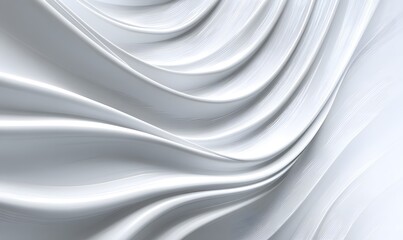 Obraz premium Abstract Draped Fabric, Silver Silk Texture