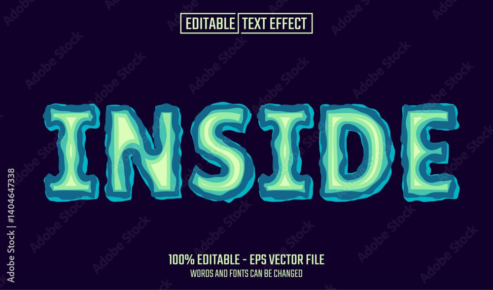 Canvas Prints inside editable text effect