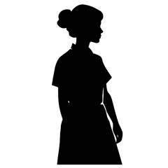 a nurse silhouette   