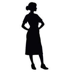 a nurse silhouette   
