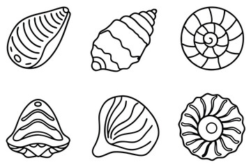 fossil layers line art depicting ancient geological strata