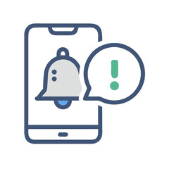 Notification Alert Alarm Icon Set – Warning, Emergency, and Notification Symbols for Digital Alerts and Messaging