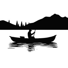 Fishing Silhouette 