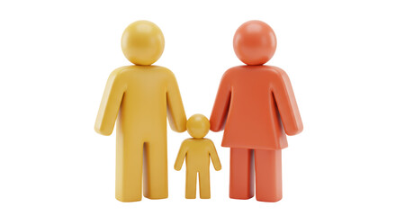 Isolated Family Figures