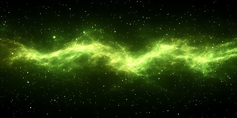 Cosmic Green Nebula