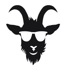 Goat with cool shades