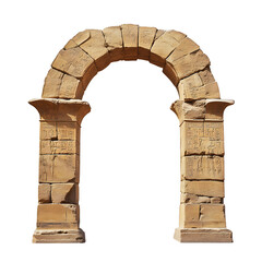Obraz premium Ancient Egyptian Archway with Hieroglyphics