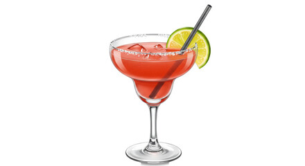 Isolated cocktail drink