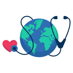 World Health Day Symbol Illustration