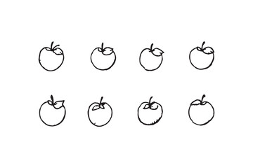 Saskatoon Berry line art