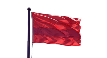 Isolated Red Flag
