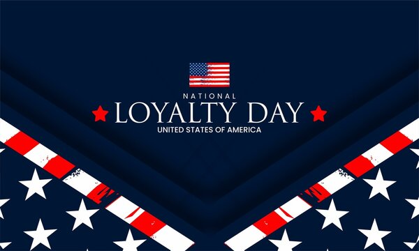 national Loyalty Day vektor background banner .