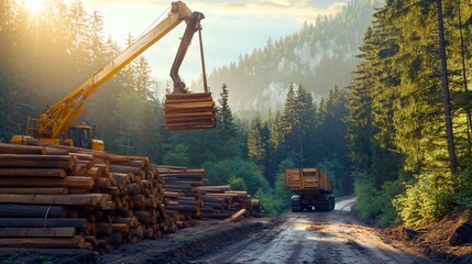 Forest Logging Operation