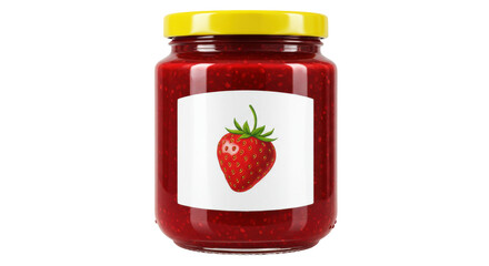 Isolated Strawberry Jam