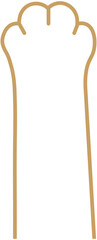 Cat paw line icon