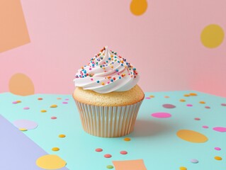 Sprinkled Cupcake Delight