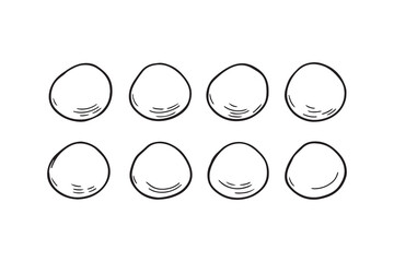 Violet black line art