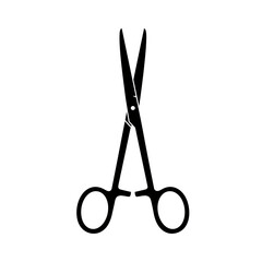 Surgical Precision: A stark, high-contrast image of meticulously crafted surgical scissors, perfectly poised for precise procedures, embodying the essence of surgical skill and care.