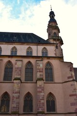 Fototapeta premium La façade nord de l’Eglise des Jésuite à Molsheim en Alsace 