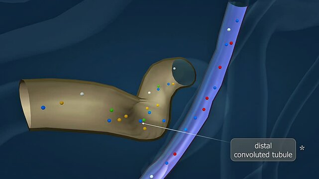 Removal of wastes and filteration through distal convuluted tubule