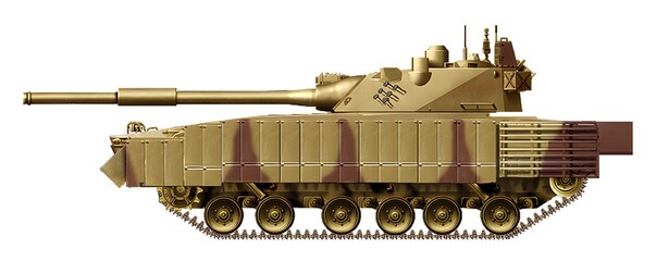 A tank destroyer variant based on the BMP-3, with a 125mm gun, known as the BMP-3 Dragoon © Tikros