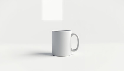 Obraz premium cup of coffee without branding on table