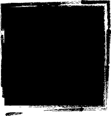 Set of frame square ink grunge