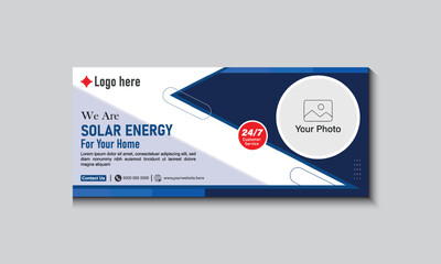  Creative modern unique Facebook cover design or web banner template
