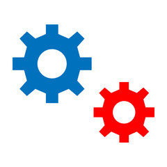 Settings II Vector Flat Icon Design