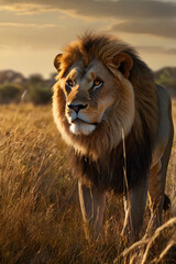 Fototapeta premium portrait of a lion