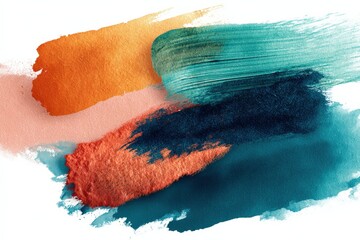 A vibrant assortment of color swatches comes alive in this contemporary art piece, Each brushstroke tells a story of design and creativity.