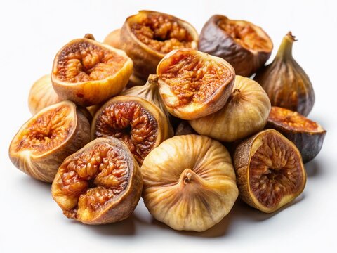 Dried Fig Pile: A delightful pile of dried figs, showcasing their wrinkled texture and sweet, natural goodness.