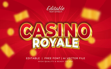 gold casino royale theme. winner game
