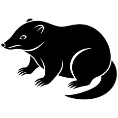 silhouette of a bear