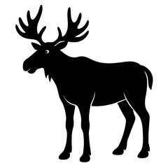 deer silhouette vector