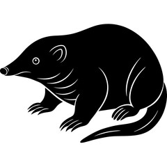 black silhouette of a fish