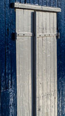 Matériel d'ostréiculture ey cabanes d'ostréiculteurs, sur l'île d'Oléron