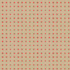 Simple abstract geometric seamless pattern Small red grey polka dots, circles, confetti, round spots on a sand yellow background